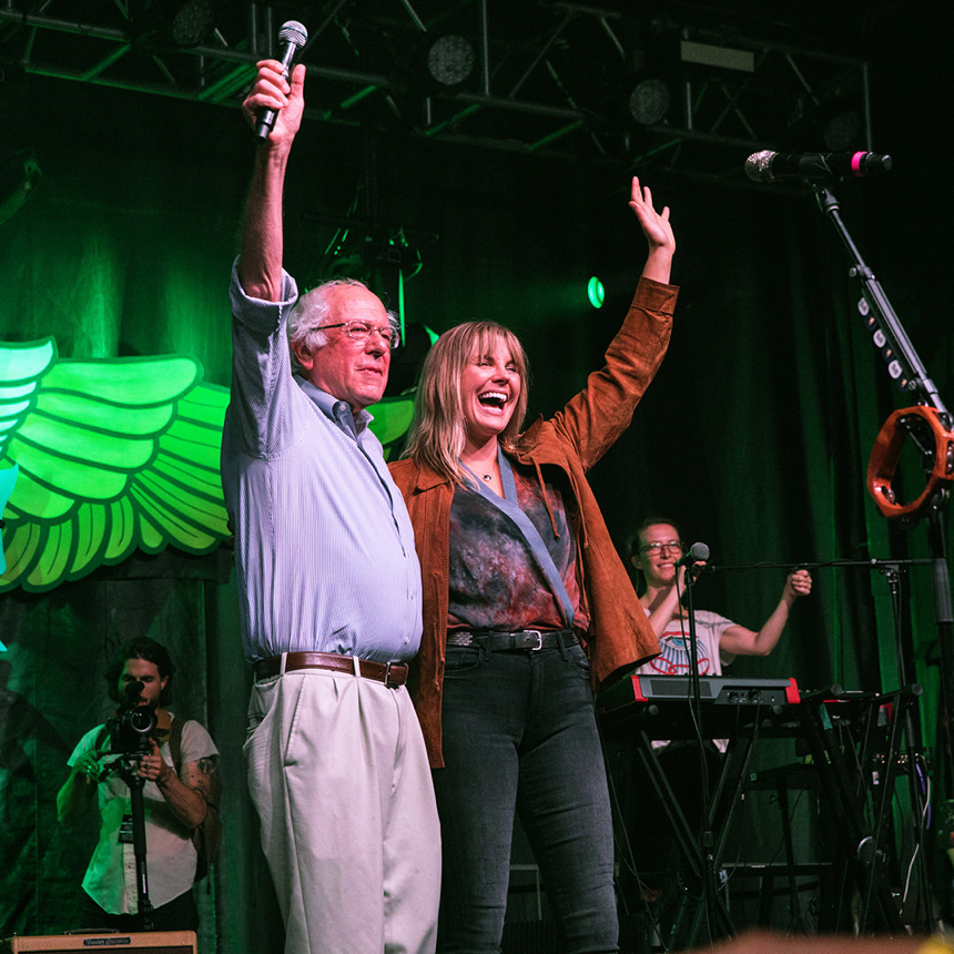 Grace Potter & Bernie Sanders &bull; Burlington, VT &bull;&nbsp;9/15/18