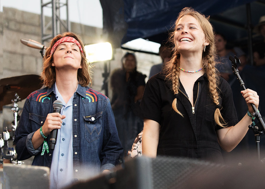Brandi Carlile & Maggie Rogers &bull; Newport Folk Festival &bull;&nbsp;7/28/18