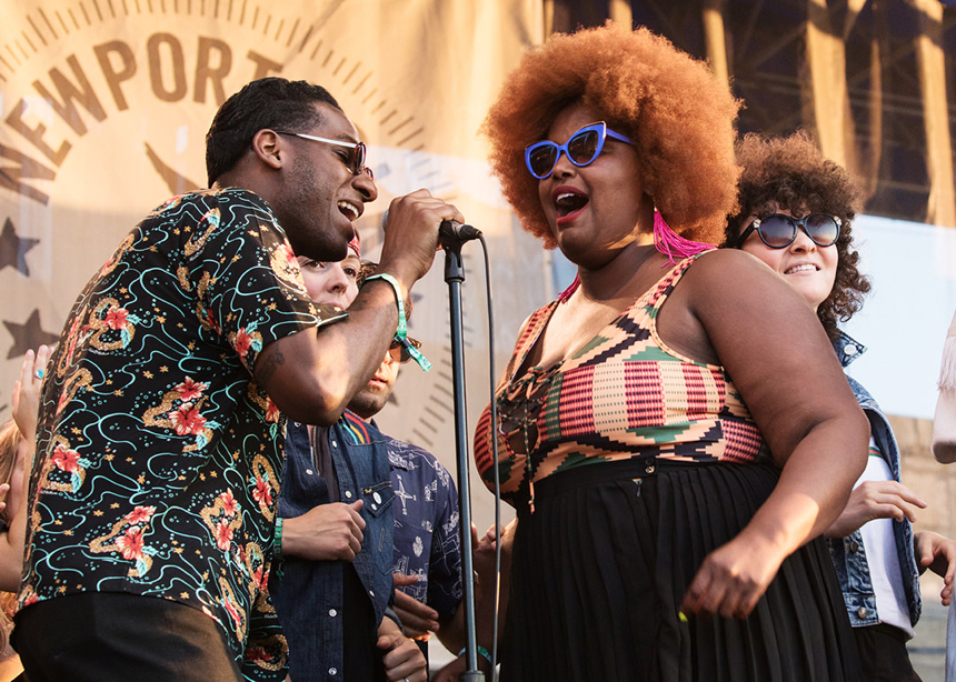Leon Bridges & Kam Franklin &bull; Newport Folk Festival &bull;&nbsp;7/29/18