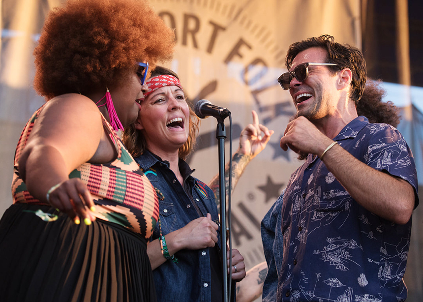 Kam Franklin & Brandi Carlile &bull; Newport Folk Festival &bull;&nbsp;7/29/18