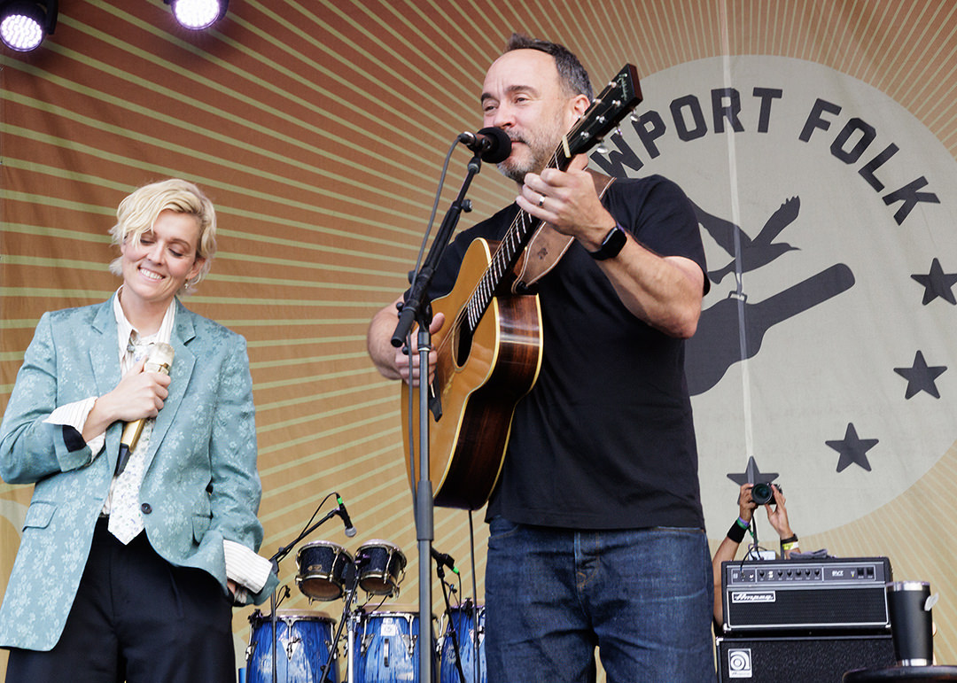  Brandi Carlile Dave Matthews Newport Folk Fest Concert Photo 
