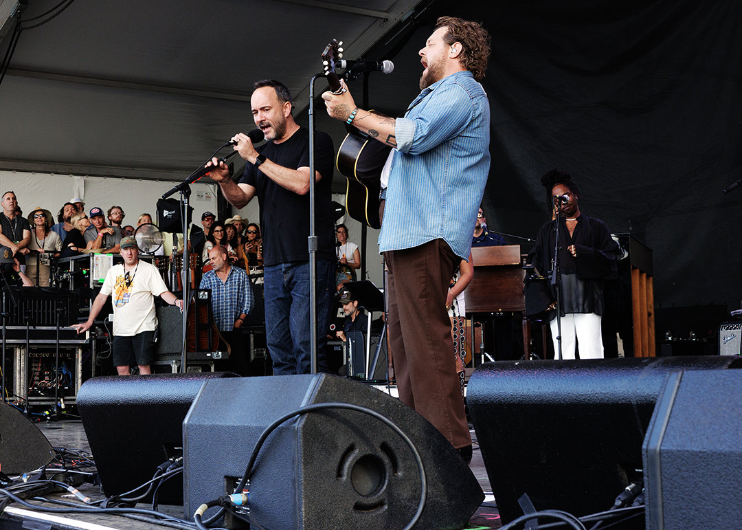  Dave Matthews Nathaniel Rateliff Newport Folk Fest Concert Photo 
