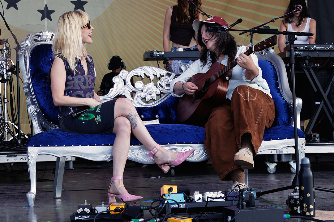  Hayley Williams and Lucy Dacus Morello Newport Folk Fest Concert Photo 
